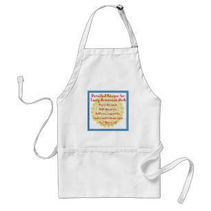 Delantal Apron con receta armenia