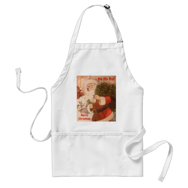 Delantal Apron con Santa (Frente)