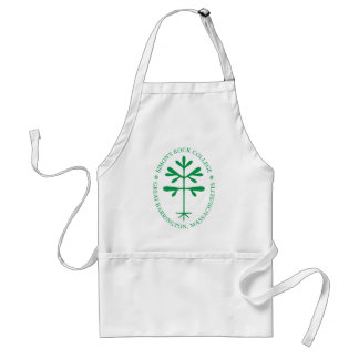Delantal Apron con sello de muestreo sólido verde