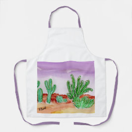 Delantal Apron con tema del desierto