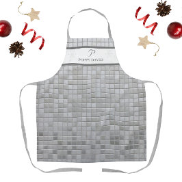 Delantal Apron con tema discográfico personalizado con mono
