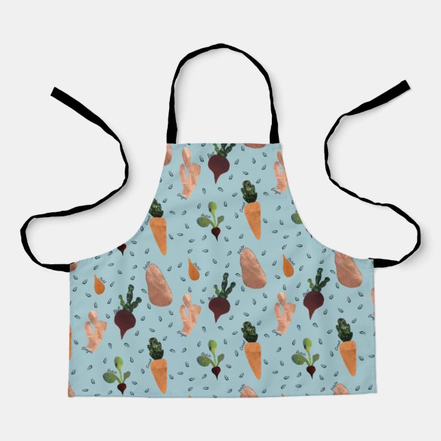 Delantal Aprón con temas de vegetación (Anverso)