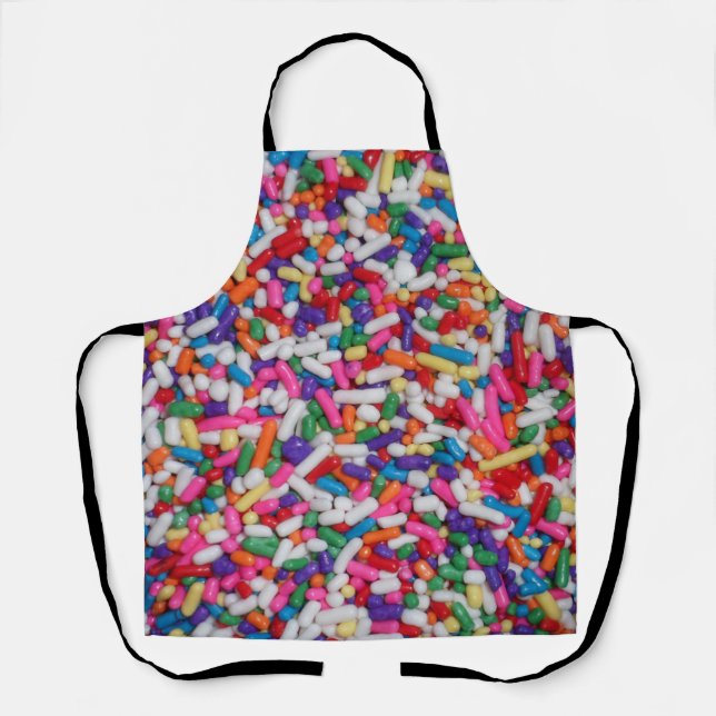 Delantal Apron con vaina de dulce arcoiris (Anverso)