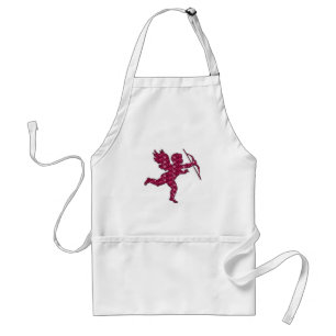 Delantal Apron Cupid Maroon