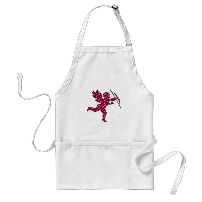 Delantal Apron Cupid Maroon (Frente)