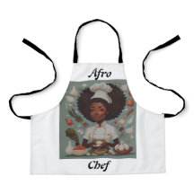 Apron Cute Afro Chef