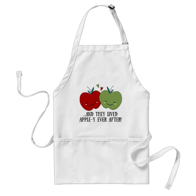 Delantal Apron Cute Apple (Frente)