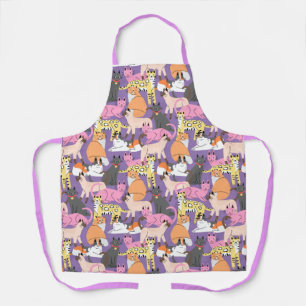 Delantal Apron Cute Cats