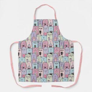Delantal Apron Cute Cats