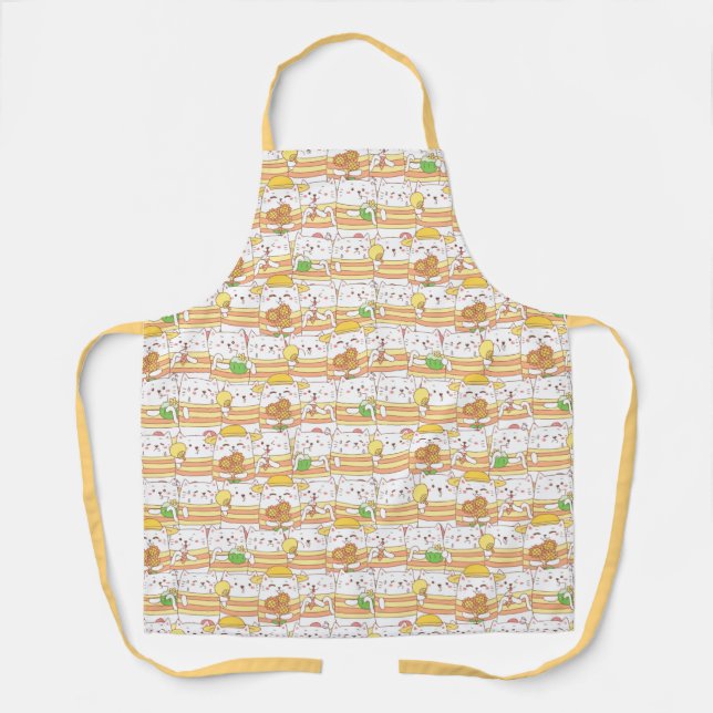 Delantal Apron Cute Cats (Anverso)