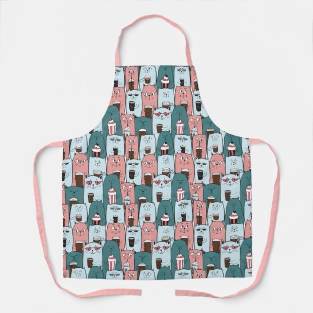 Delantal Apron Cute Cats (Anverso)