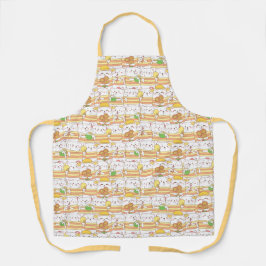 Delantal Apron Cute Cats