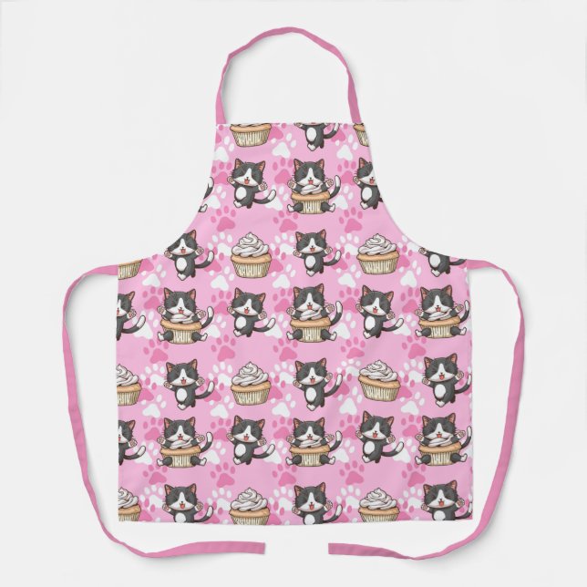 Delantal Apron Cute Cats (Anverso)