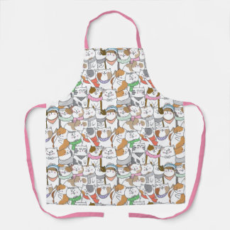Delantal Apron Cute Cats