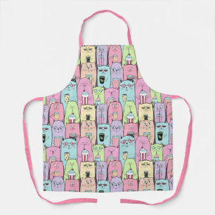 Delantal Apron Cute Cats