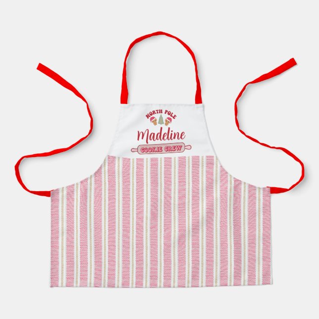 Delantal Apron: Cute Navidades de equipos de cookies person (Anverso)