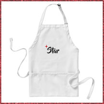 Apron Cute Red Star