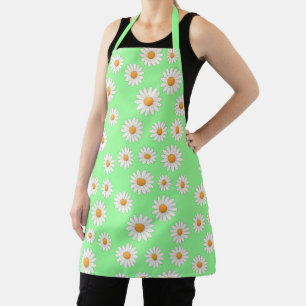 Delantal Apron Daisy Floral - Cocina Cuidada Y Elegante