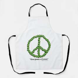 Delantal Apron "Dale A Peas Una Oportunidad"