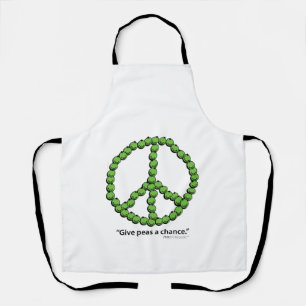 Delantal Apron "Dale A Peas Una Oportunidad"