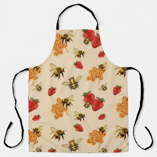 Delantal Apron de abejas y bayas (lg)