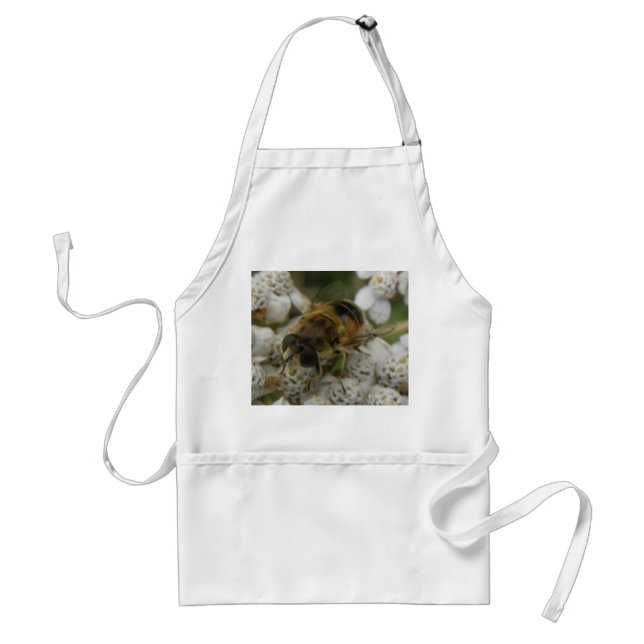 Delantal Apron de abejas y flores (Frente)