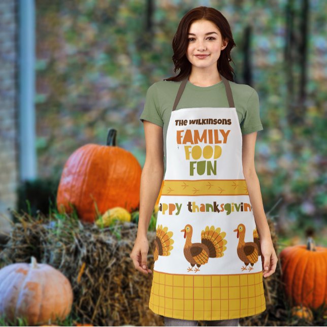 Delantal Apron de Acción de Gracias de Turquía (Subido por el creador)