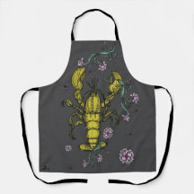 Apron de amor de langosta en gris