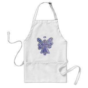 Delantal Apron de arte Angel Personalizado de Purple Guardi