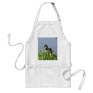 Delantal Apron de Arte Animal de Canada Goose Irises
