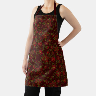 Delantal Apron de arte tribal personalizado de Metis Beadin