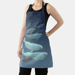 Delantal Apron de ballena Beluga Apron y regalos
