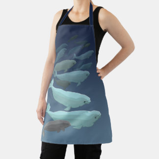 Delantal Apron de ballena Beluga Apron y regalos