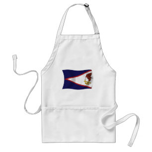 Delantal Apron de Bandera de Samoa Americana