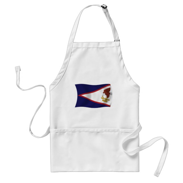 Delantal Apron de Bandera de Samoa Americana (Frente)