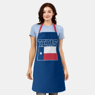 Delantal Apron de Bandera del Estado de Texas