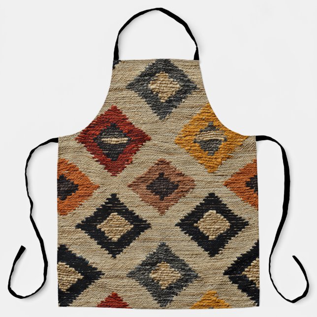 Delantal Aprón de barbacoa de poliéster grande personalizad (Anverso)