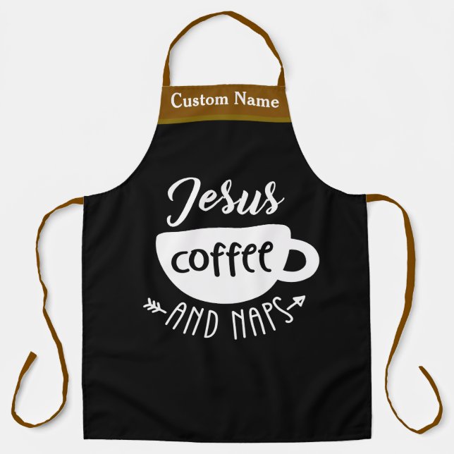 Delantal Apron de Barista - Regalo personalizado para amant (Anverso)