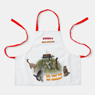 Delantal Apron de BBQ Guard con su nombre en él