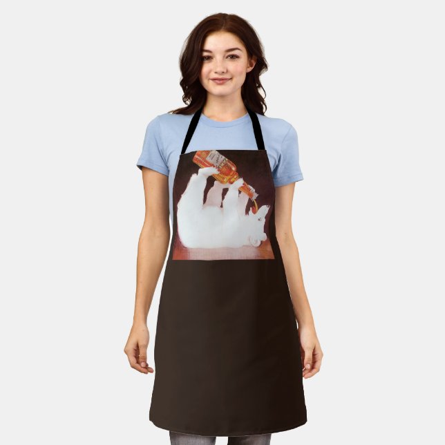 DELANTAL APRON DE BEBIDA DE CERVEZA POLAR (Gastado)