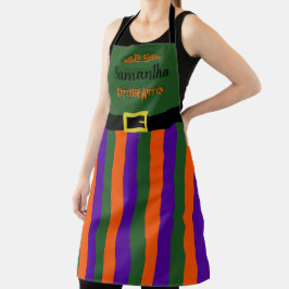 Delantal Apron de Brujas de Cocina Personalizada