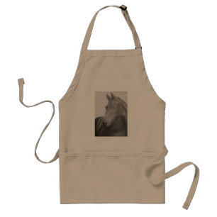 Delantal Apron de caballo dibujado por la mano