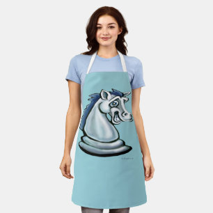Delantal Apron de caballos blancos