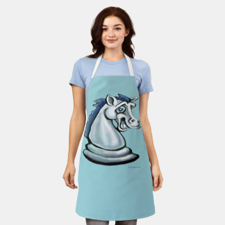 Delantal Apron de caballos blancos