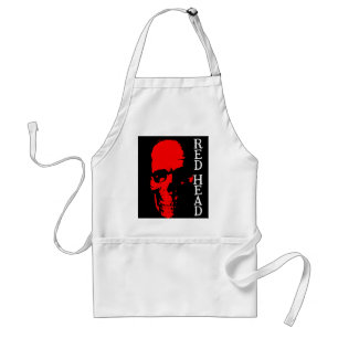Delantal Apron de cabeza roja