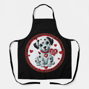 Delantal Apron de Cachorro dálmata - Sé mi Valentín