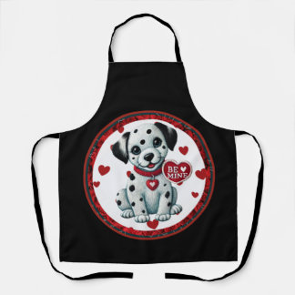 Delantal Apron de Cachorro dálmata - Sé mi Valentín