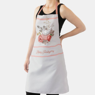 Delantal Apron de calabaza feliz de Friendding