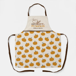 Delantal Apron de calabaza personalizada