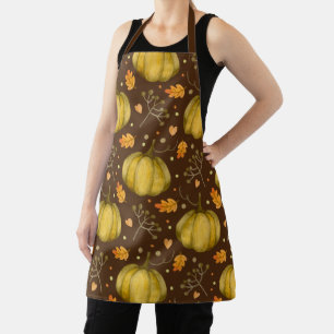 Delantal Apron de calabazas doradas